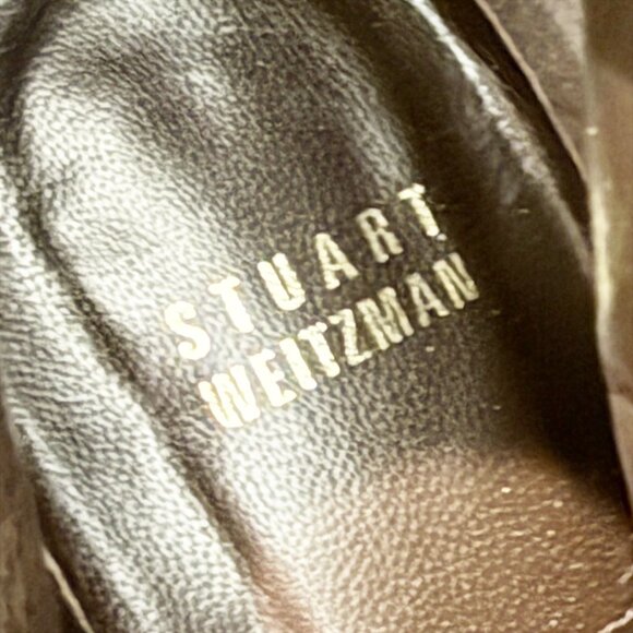 Stuart Weitzman Wren 8M boots Leopard Mob Wives Core City Cow Hide Fur - Picture 10 of 14